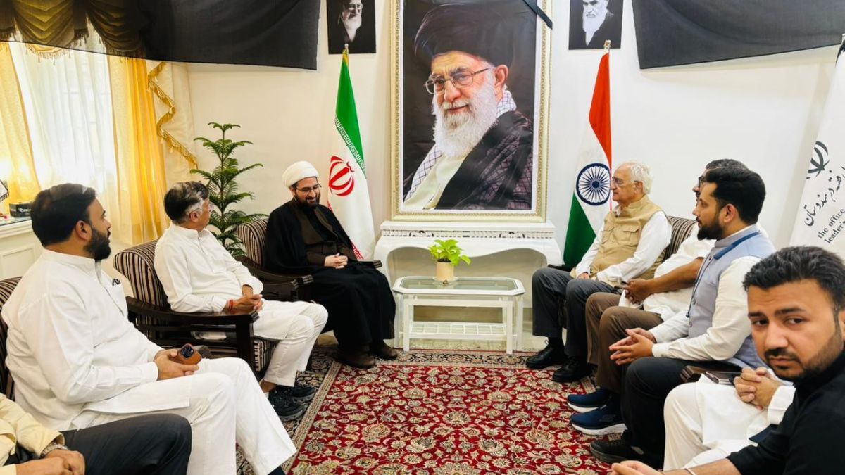 A Congress delegation led by Salman Khurshid condoles the death of Iran's Supreme Leader Ali Khamenei | X/@INCIndia