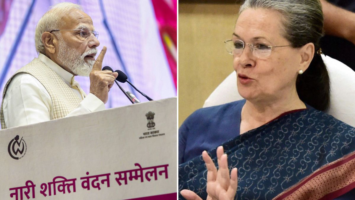 Narendra Modi and Sonia Gandhi | PTI