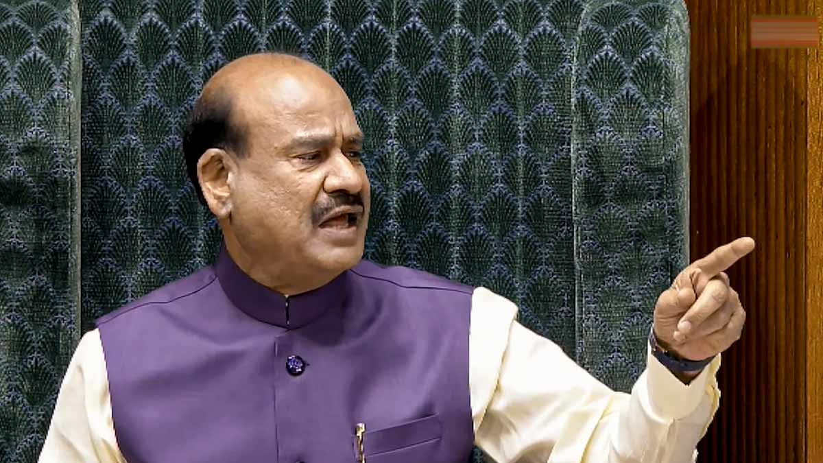 Lok Sabha Speaker Om Birla conducts proceedings in the House during the Special session of Parliament on Thursday | PTI
