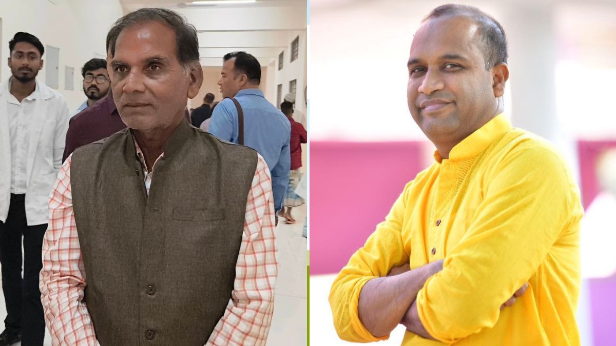 Congress leader and former Katigorah MLA Amar Chand Jain (L) and BJP leader Kamalakhya Dey Purkayastha (R) | Facebook