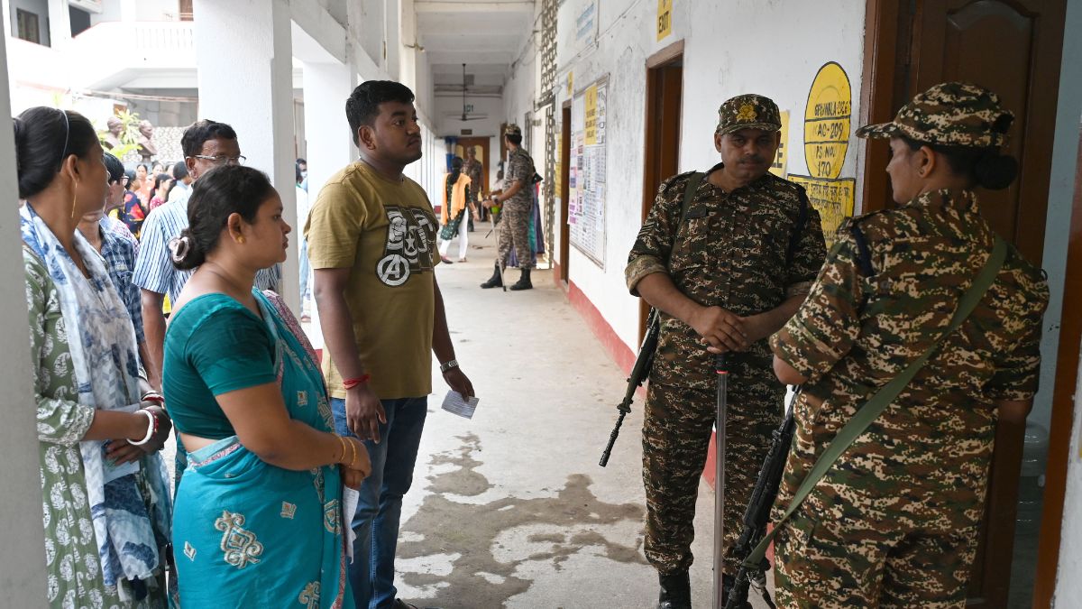 A large number central force personnel were deployed in first phase of Assembly Election in Bengal | Salil Bera 