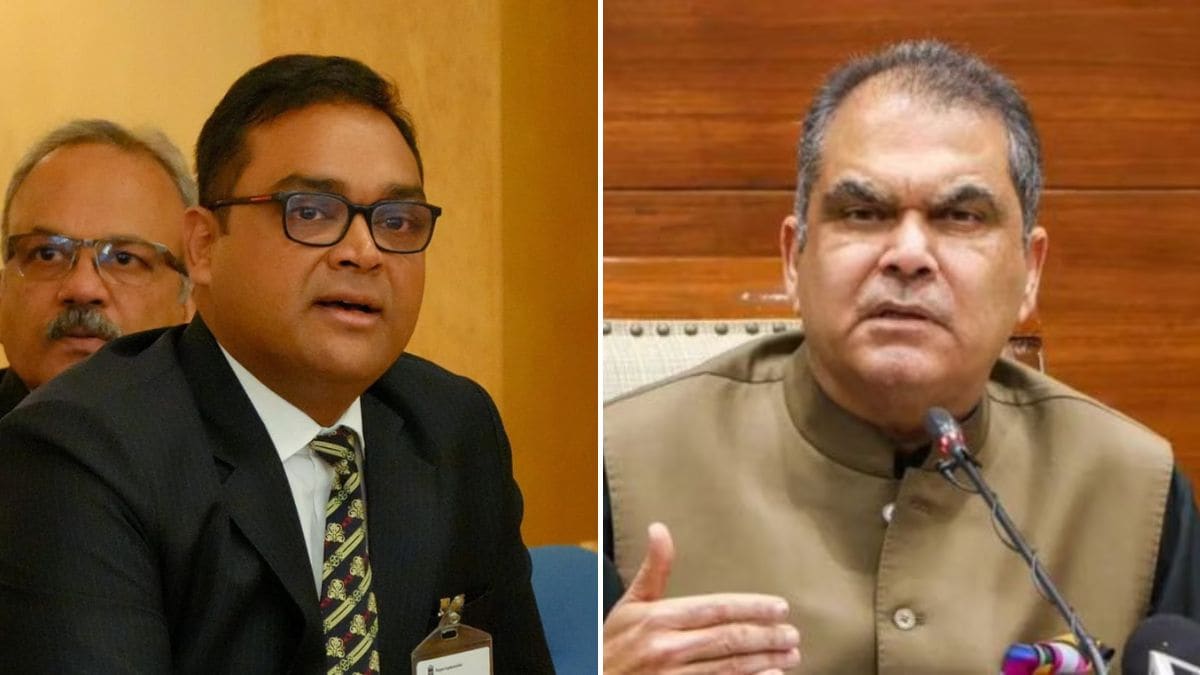 Basant Garg IAS (L) and Sanjeev Arora (R) | PTI, X