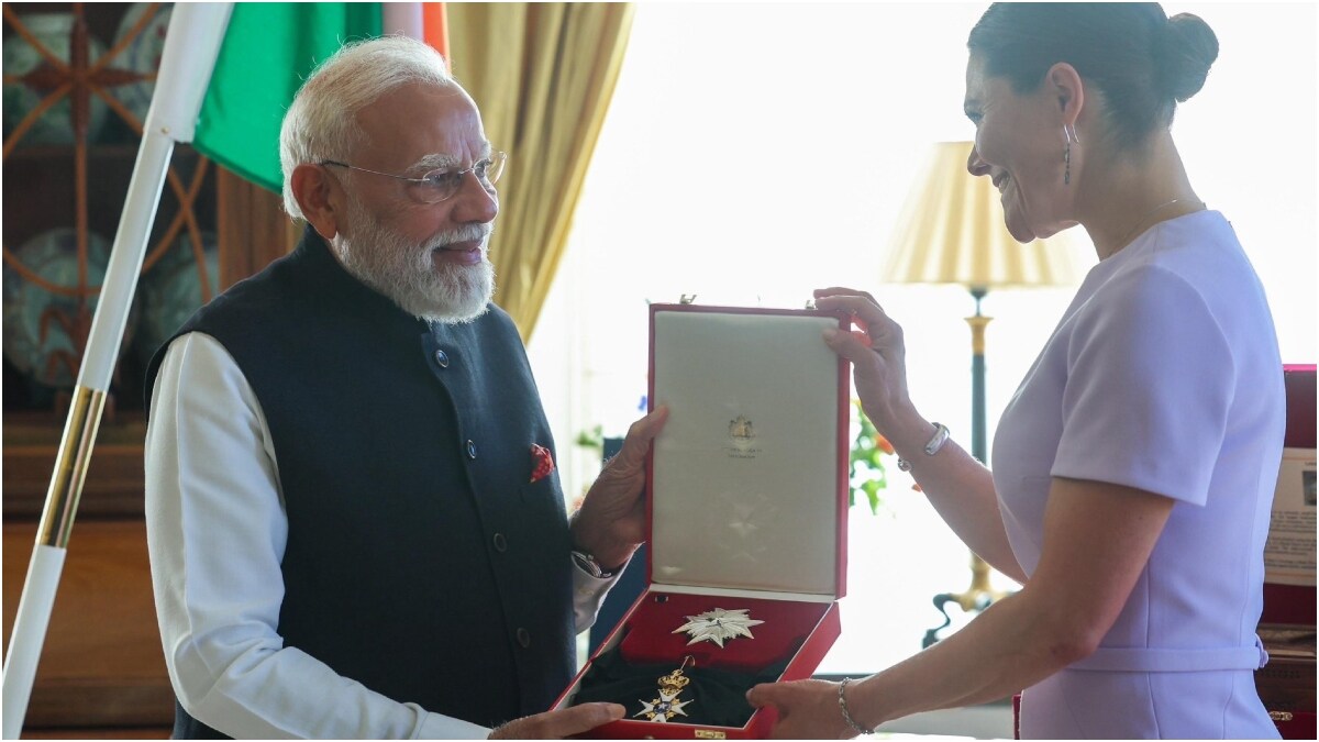 Sweden has conferred the Royal Order of the Polar Star, Commander Grand Cross, on Prime Minister Narendra Modi | X