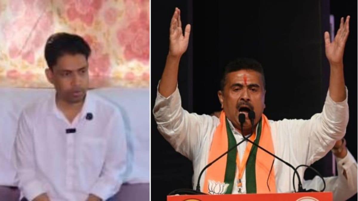 Jahangir Khan and West Bengal CM Suvendu Adhikari | PTI, Salil Bera