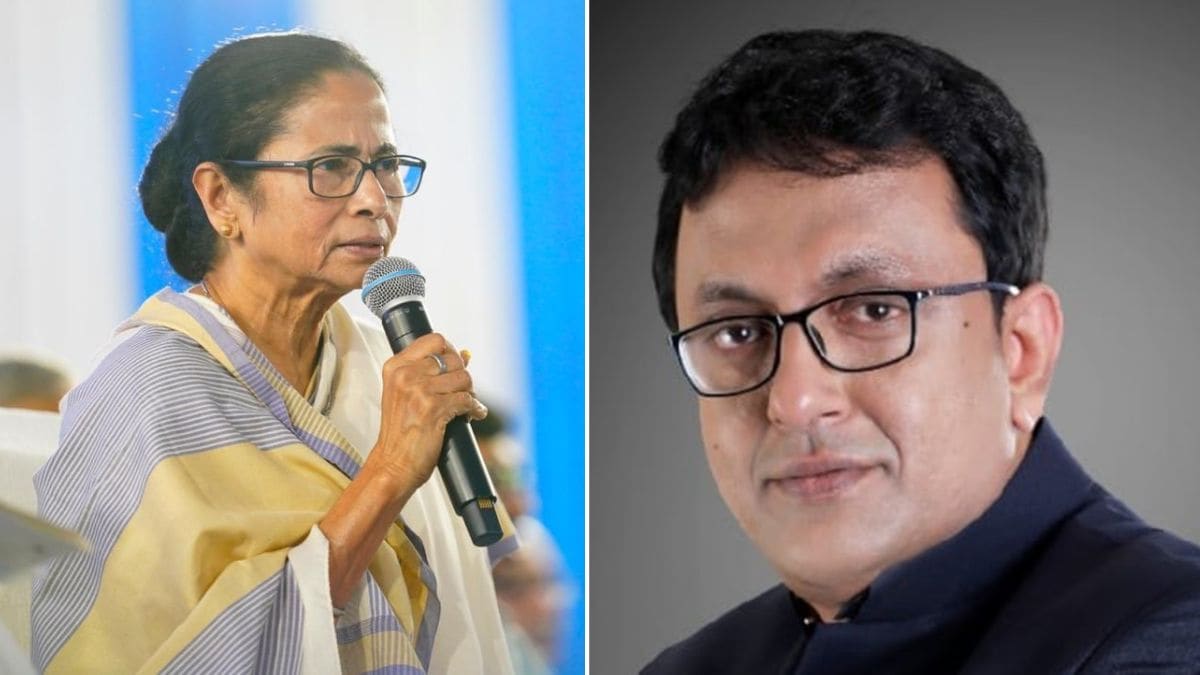 Mamata Banerjee and Santanu Sen