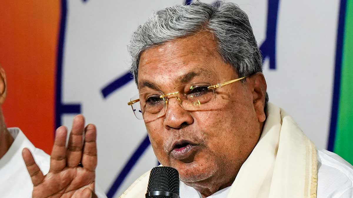 Karnataka Chief Minister Siddaramaiah | PTI