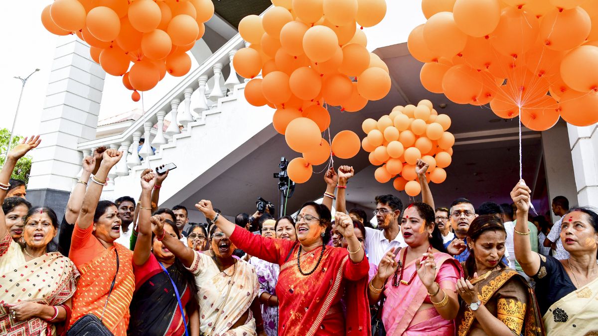 bjp-celbrates-guwahati-secures-majority-win - 1