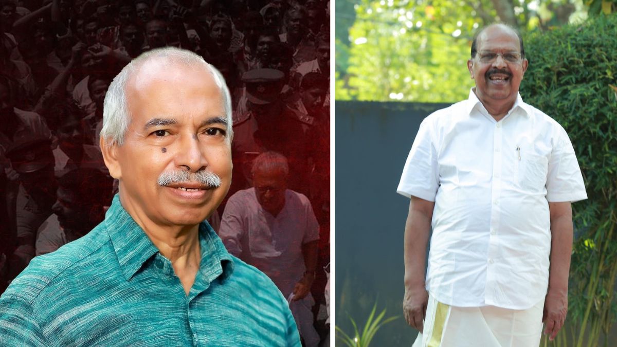 (L) V. Kunhikrishnan, (R) G. Sudhakaran | Facebook