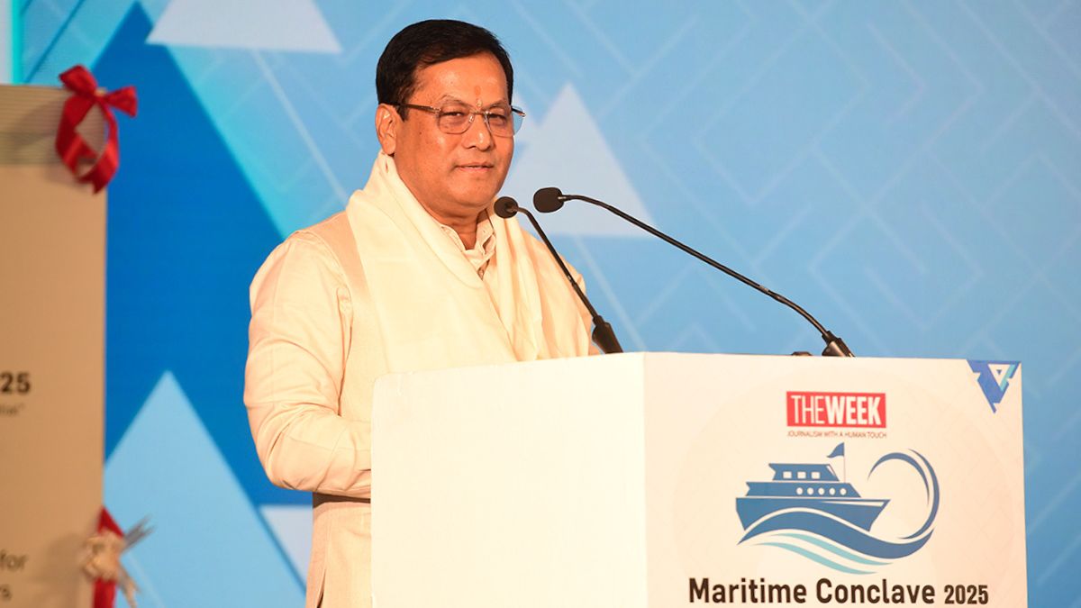 Union Minister for Ports, Shipping and Waterways (MoPSW) Sarbananda Sonowal announced at THE WEEK Maritime Conclave 2025 | File/SanjoyGhosh