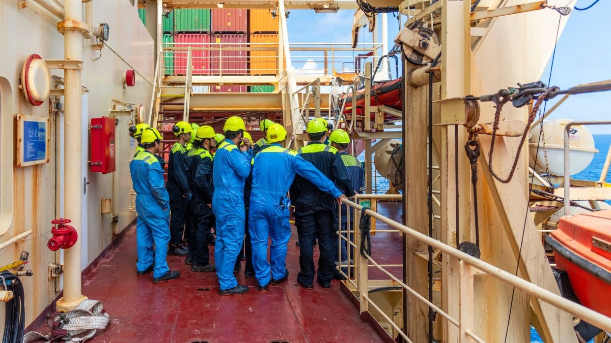 Representative image of seafarers | Shutterstock