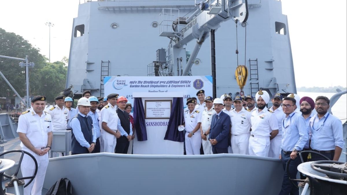 Survey vessel Sanshodhak (Yard 3028) | MoD/GRSE