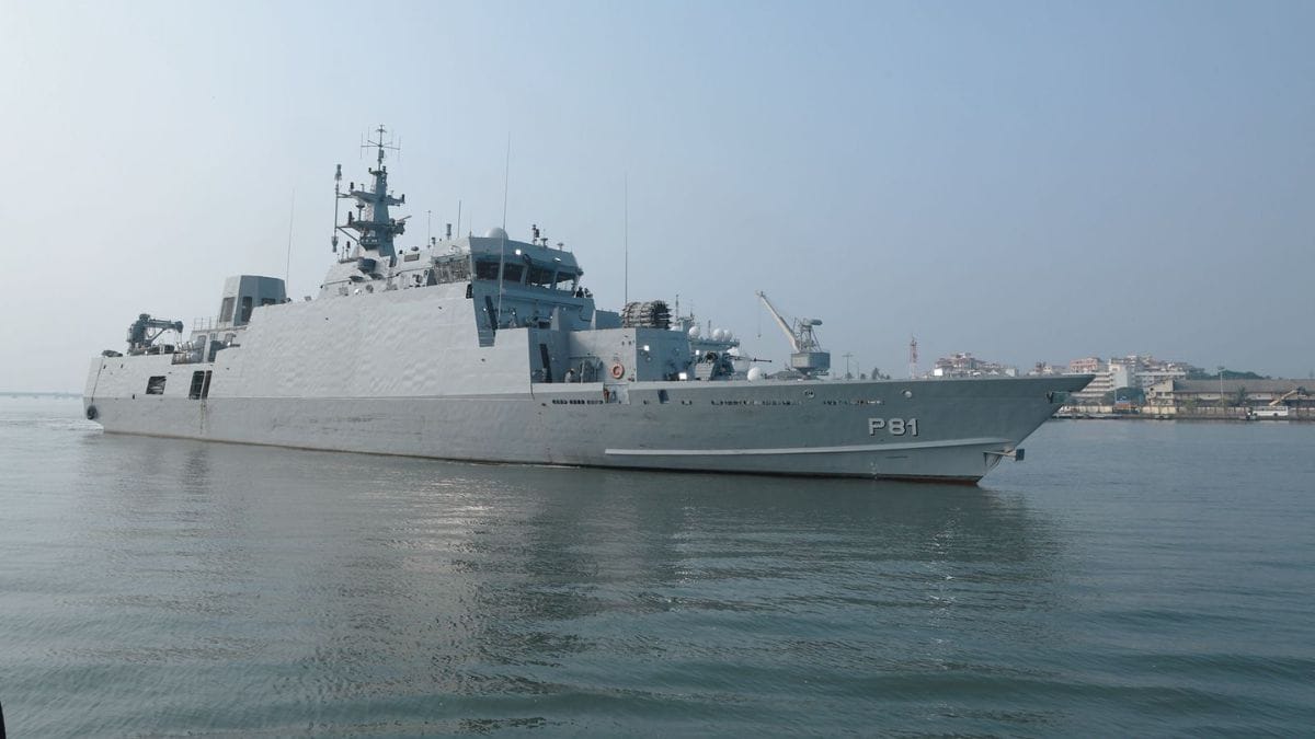 The 'INS Malwan', the Indian Navy's latest Anti-Submarine Warfare Shallow Water Craft (ASW SWC) from Cochin Shipyard | CSL