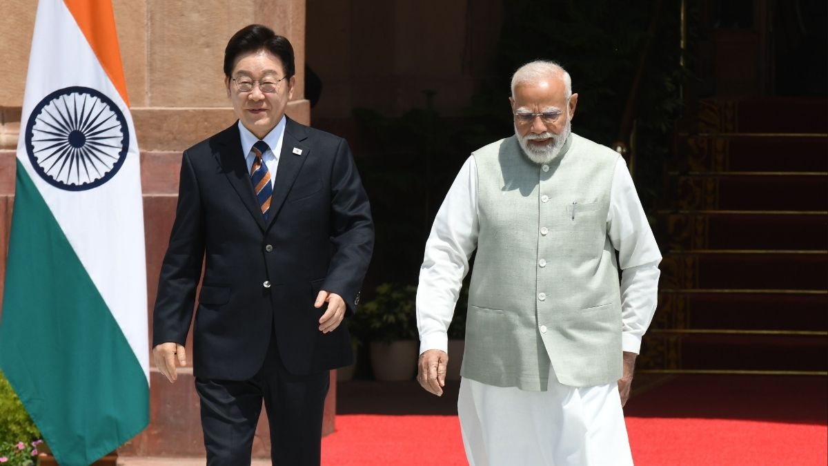 PM Narendra Modi meets Republic of Korea President Lee Jae Myung at Hyderabad House, New Delhi, on April 20 ,2026 | Sanjay Ahlawat