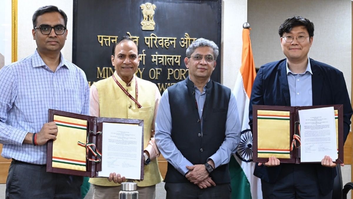 Shipping ministry signs a Plan of Implementation (PoI) with the Korea International Cooperation Agency (KOICA) at Transport Bhavan, Delhi | MoPSW
