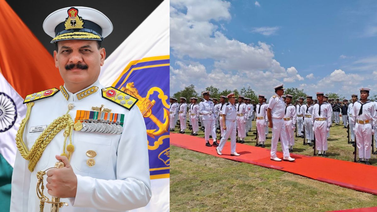 Admiral Dinesh K Tripathi (left), Chief of the Naval Staff, began a four-day official visit to Myanmar on May 2, 2026 | PIB