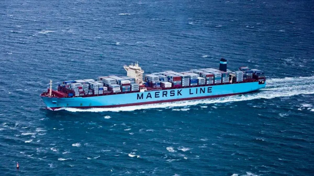 Representative image of a Maersk container ship | AFP