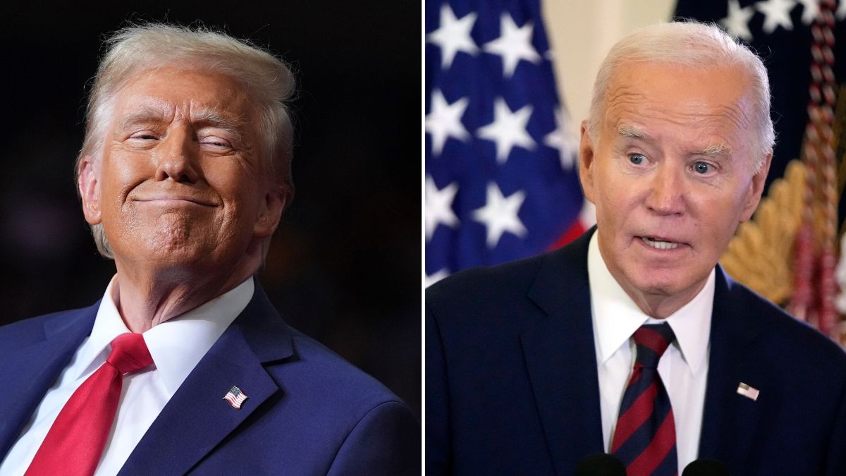 Donald Trump and Joe Biden