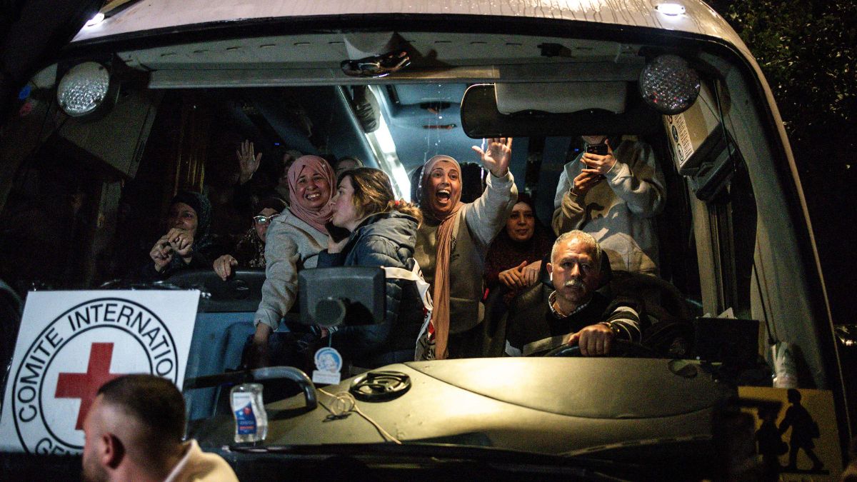 Palestinian freed prisoners