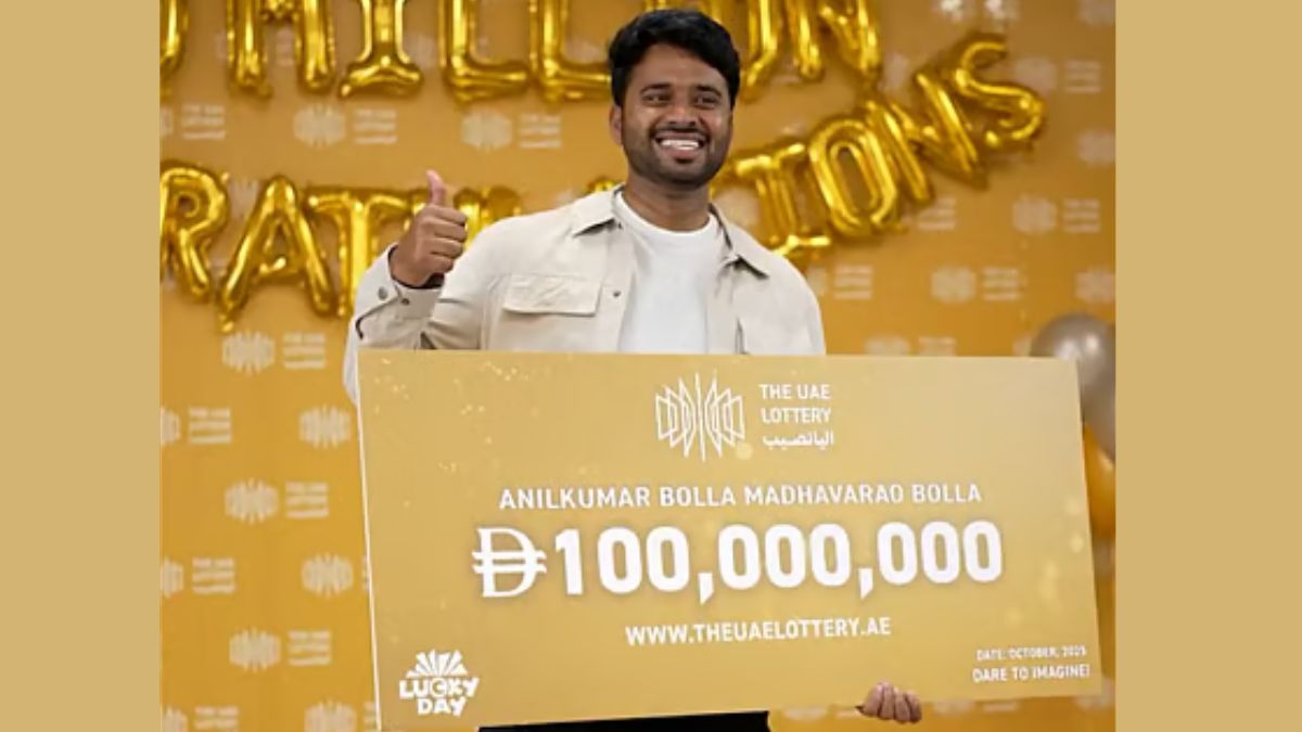 Anilkumar Bolla won Dh 100 million in UAE Lottery
