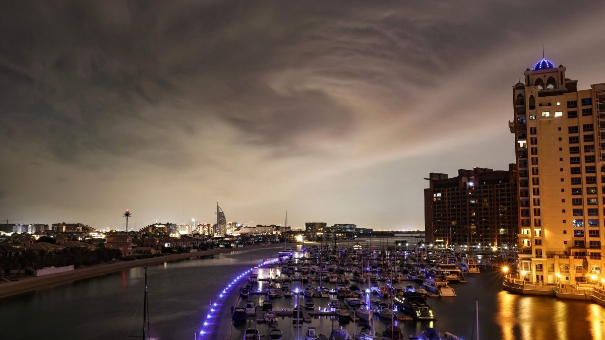 This photograph shows a cloud formation over Dubai | AFP 