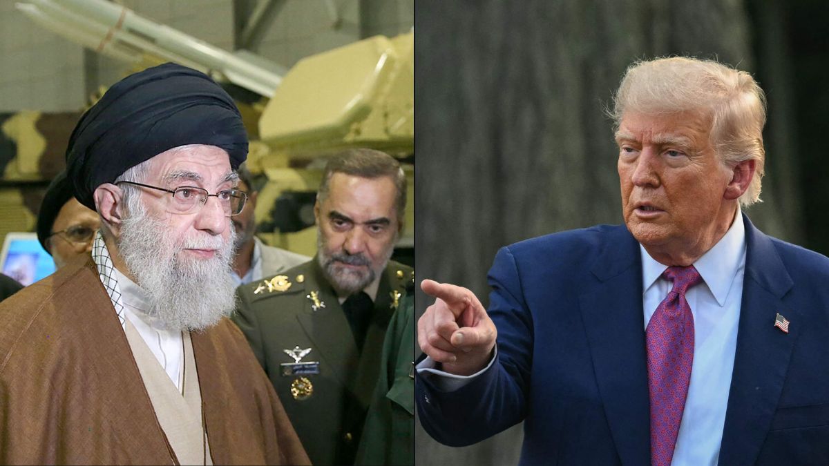 Iran Supreme Leader Ayatollah Khamenei (left) and US President Donald Trump [File photos] | AFP