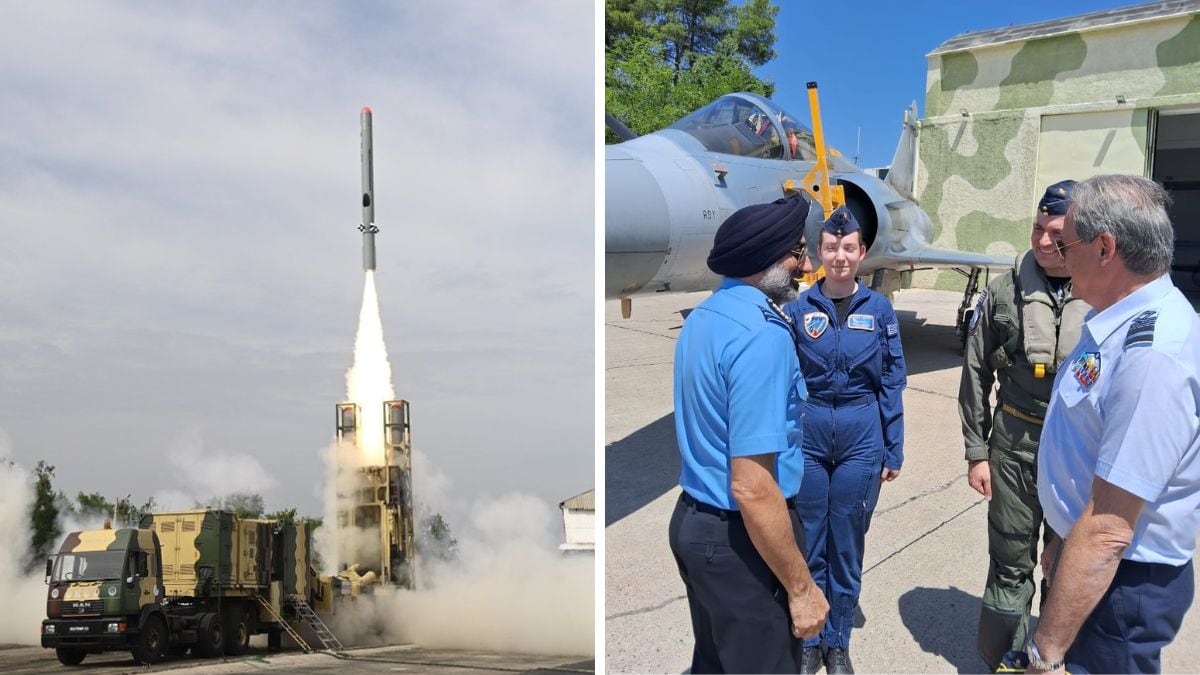 The Long Range Land Attack Cruise Missile. (Right) Air Chief Marshal AP Singh, Chief of the Air Staff, with the Chief of the Hellenic Air Force | X 