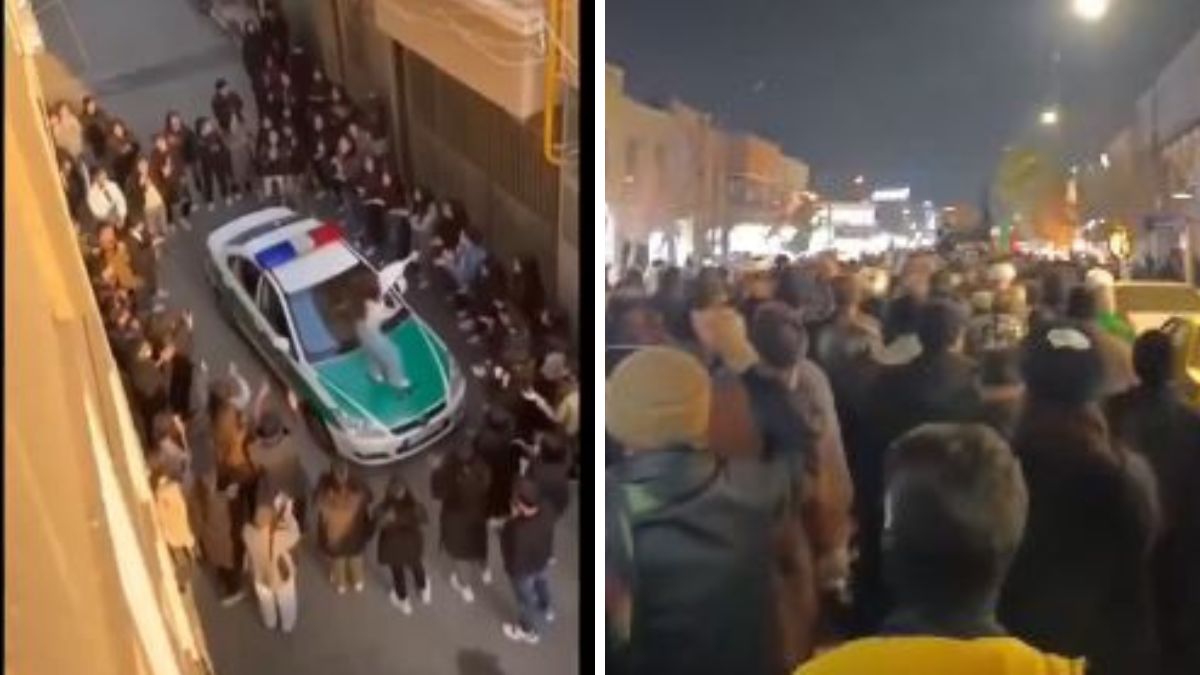 Protests in Iranian holy city of Qom | X 