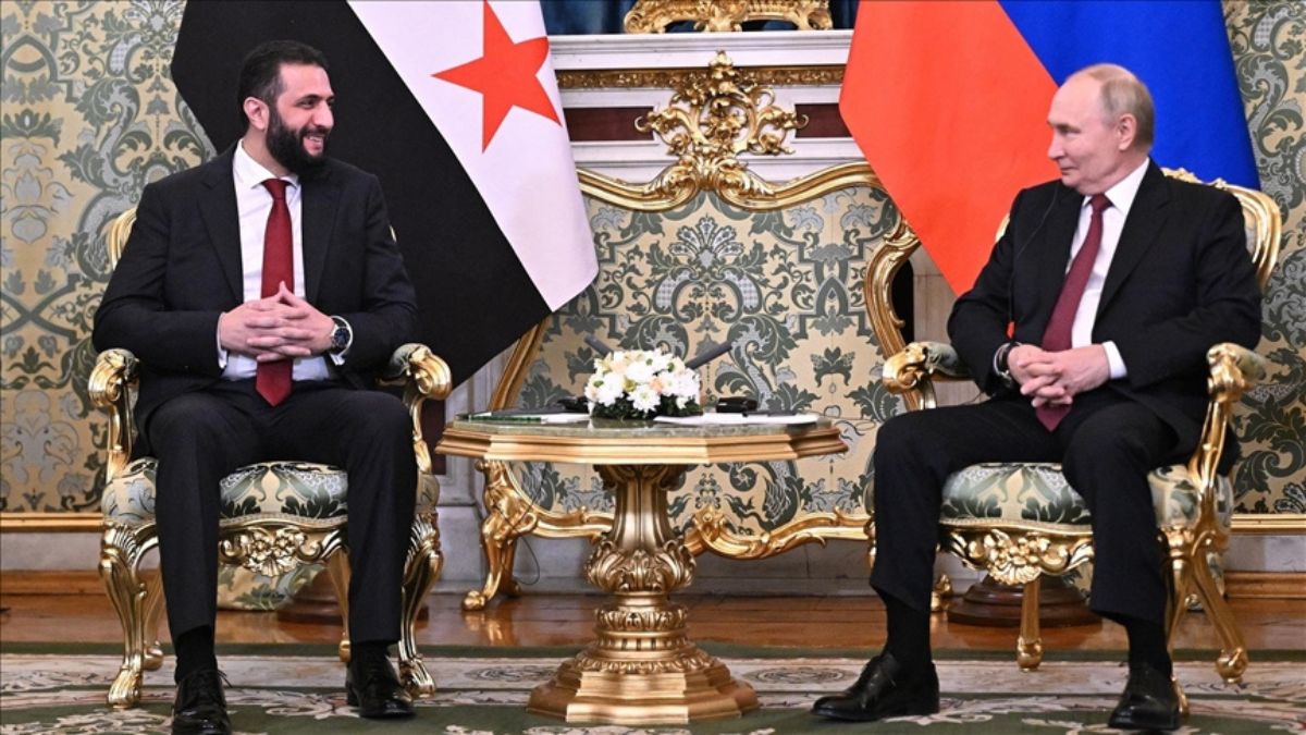 Syrian President Ahmed al-Sharaa with Russian President Vladimir Putin | X 