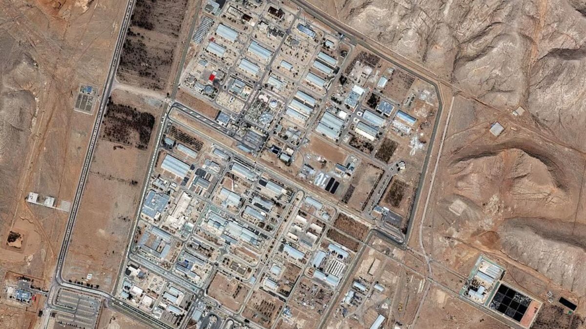 A satellite image of Isfahan nuclear site | Reuters