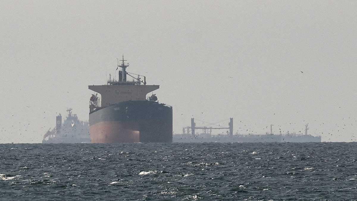 Tankers sail in the Gulf, near the Strait of Hormuz | Reuters