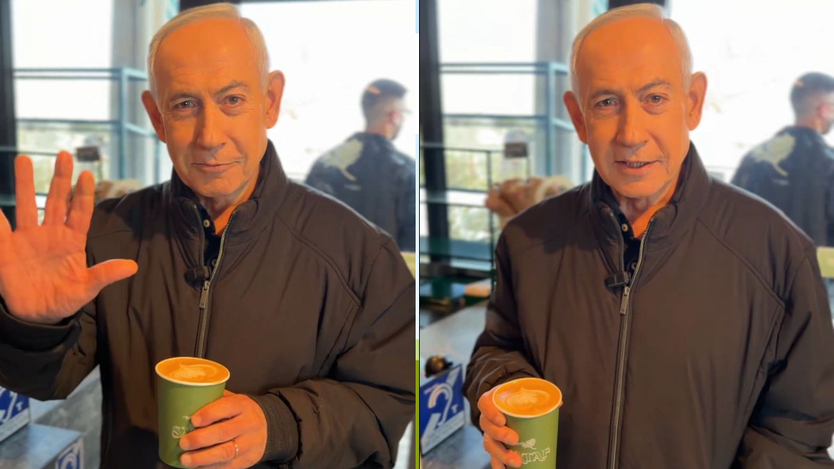 Visuals from Israeli PM Benjamin Netanyahu's video responding to claims of his death | X/@netanyahu