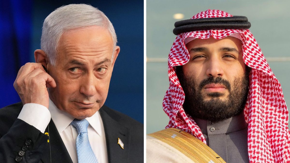 Israel Prime Minister Benjamin Netanyahu. (Right) Saudi Arabia Crown Prince Mohammed bin Salman | X 