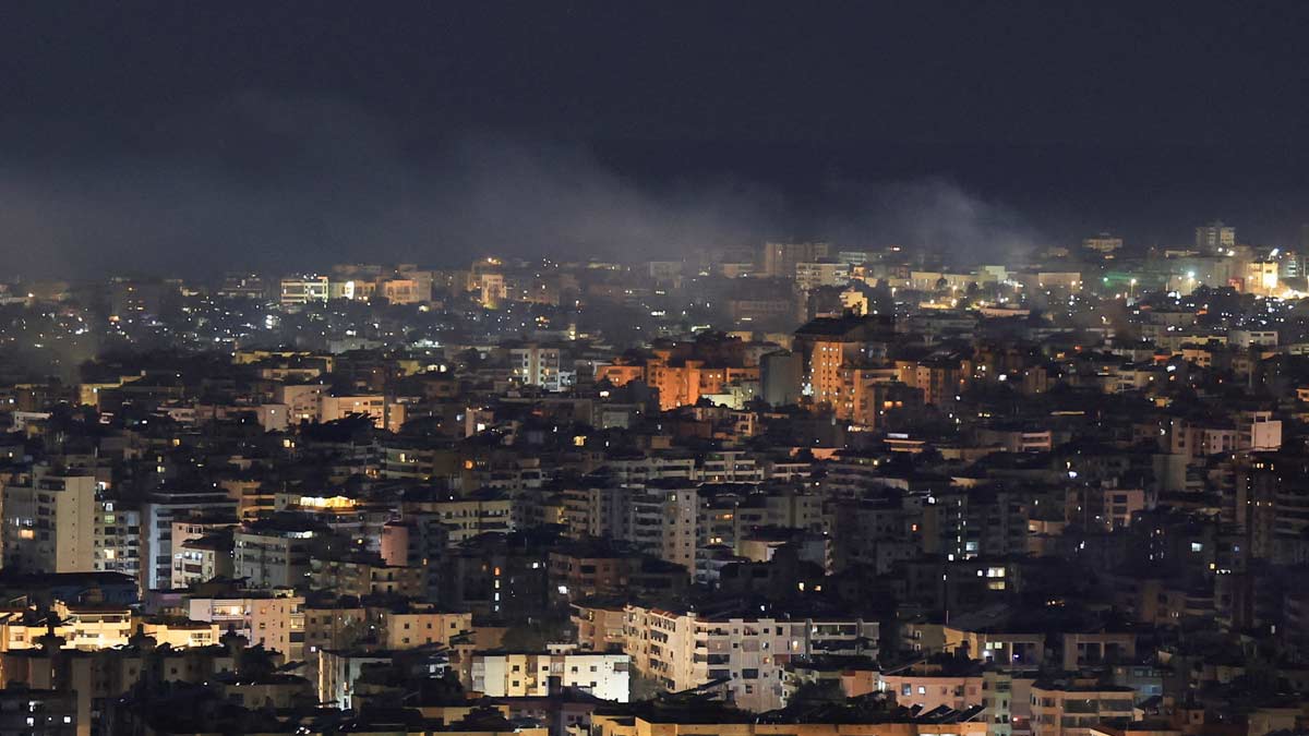 Smoke rises after Israeli strikes in Beirut's southern suburbs, Lebanon | Reuters