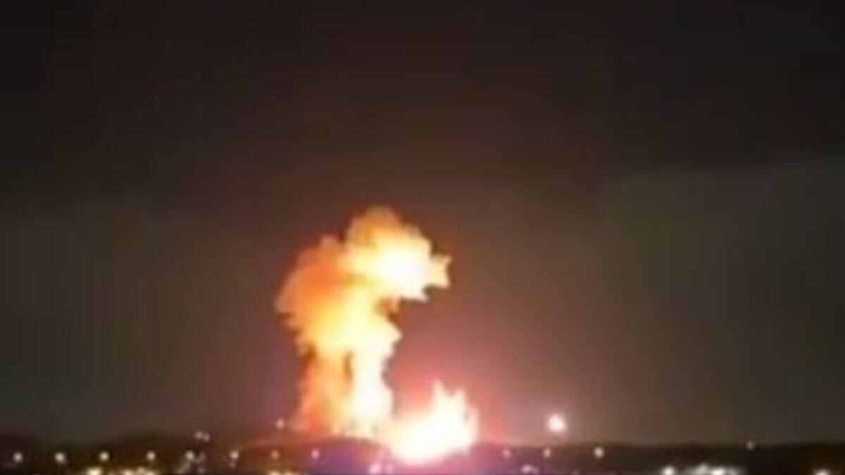 The explosion that rocked the Esfahan city in Iran | X 