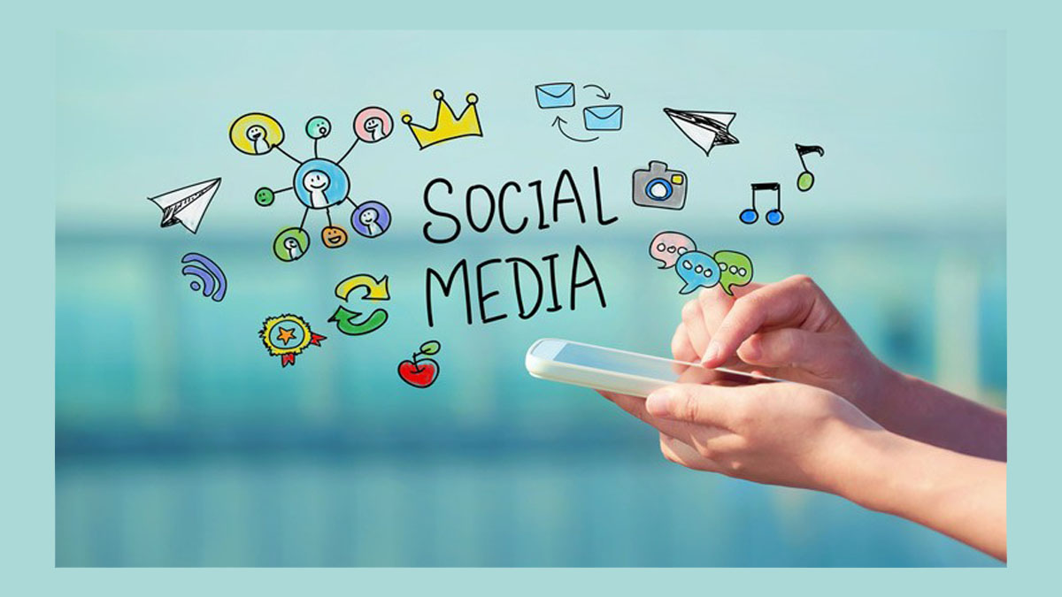 social media stock image