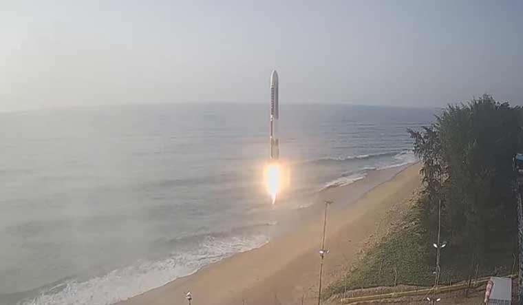 The Agnibaan rocket launched by Agnikul Cosmos | X