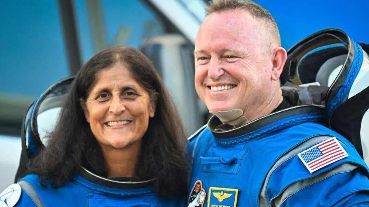 NASA astronauts Sunita Williams and Butch Wilmore 