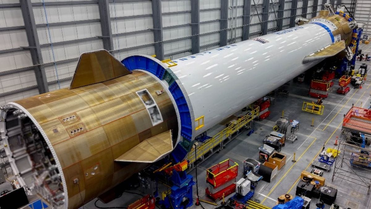 File photo of New Glenn rocket used in the mission | Blue Origin/X