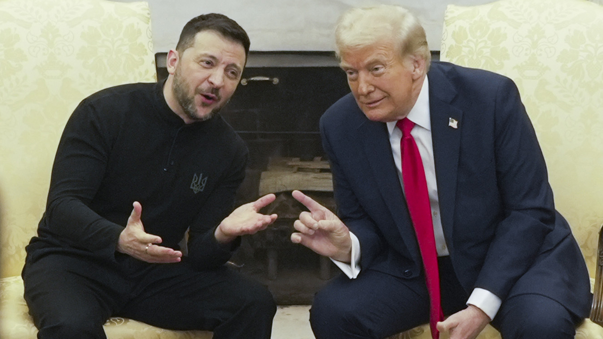 Donald Trump and Zelenskyy
