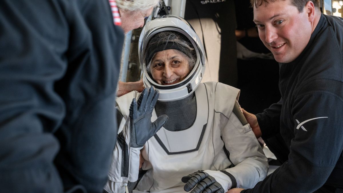 NASA astronaut Suni Williams is helped out of a SpaceX Dragon spacecraft onboard the SpaceX recovery ship MEGAN after she, NASA astronaut Nick Hague, and Butch Wilmore, and Roscosmos cosmonaut Aleksandr Gorbunov landed in the water off the coast of Tallahassee, Florida | PTI