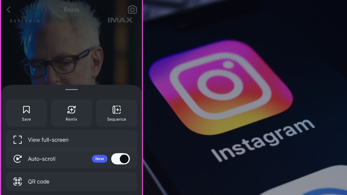 Instagram auto-scroll feature | Screenshot/@brewed.in.grammar