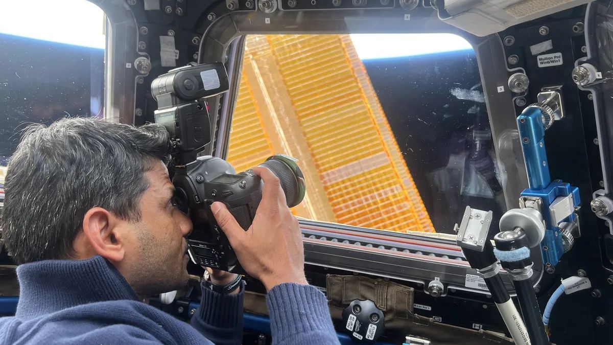 Ax-4 Pilot Shubhanshu Shukla takes photos of Earth aboard the International Space Station