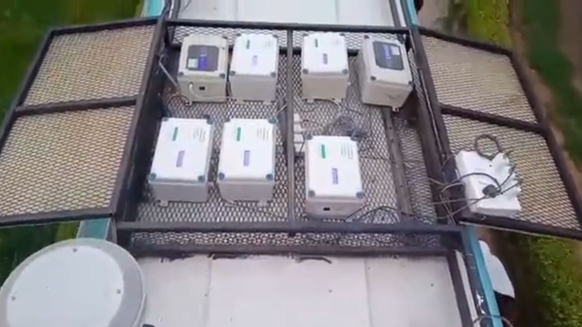 Air quality sensors aboard the mobile units by IIT Kanpur | IITK/Video Screengrab