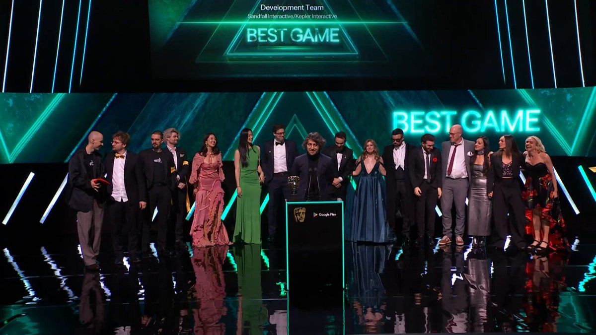 The team behind 'Clair Obscur: Expedition 33' at the BAFTA Games Awards 2026 | X/@BAFTAGames