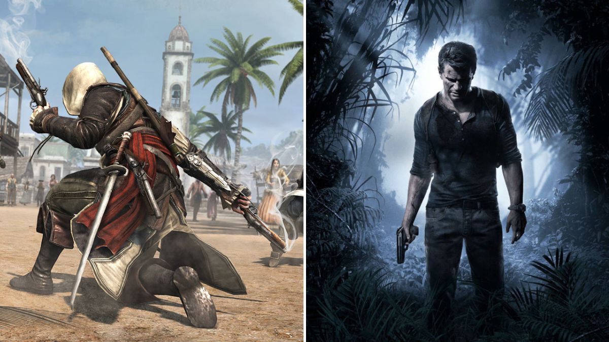 Visuals from 'Assassin's Creed 4: Black Flag' and 'Uncharted 4' | Ubisoft, Naughty Dog