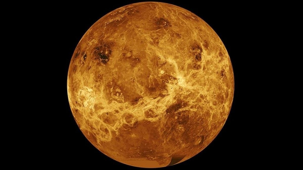 Image of Venus from composite of data from NASA's Magellan spacecraft and Pioneer Venus Orbiter | NASA