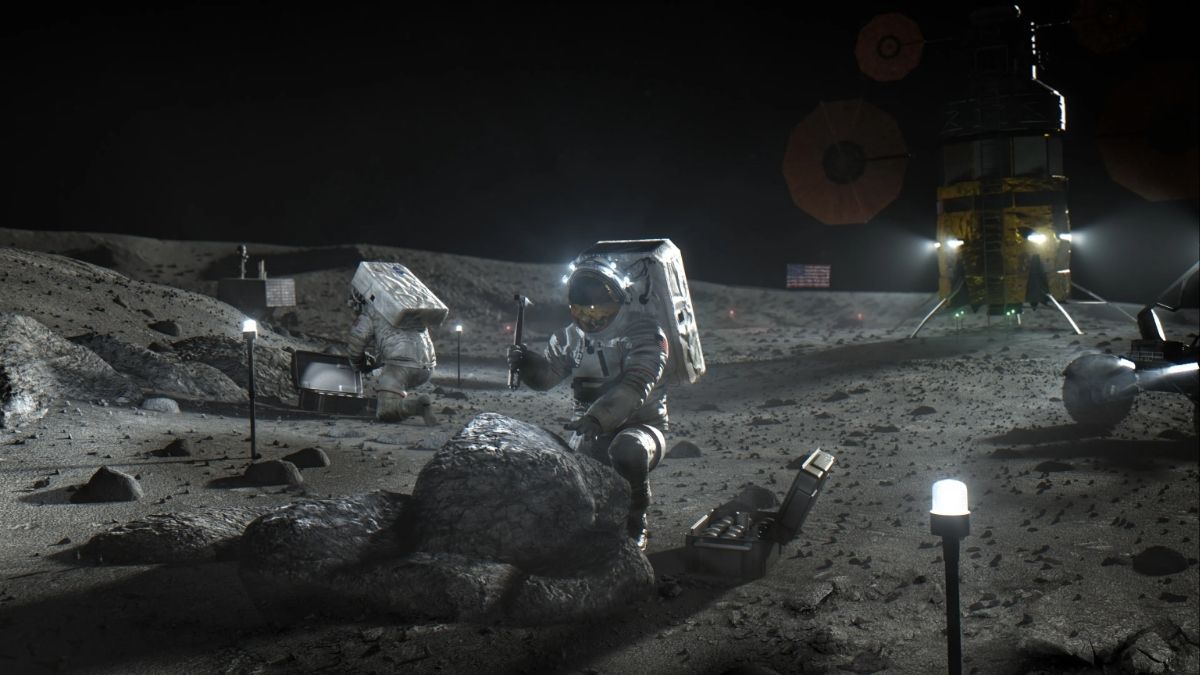 Representative rendering of the Artemis IV mission | NASA