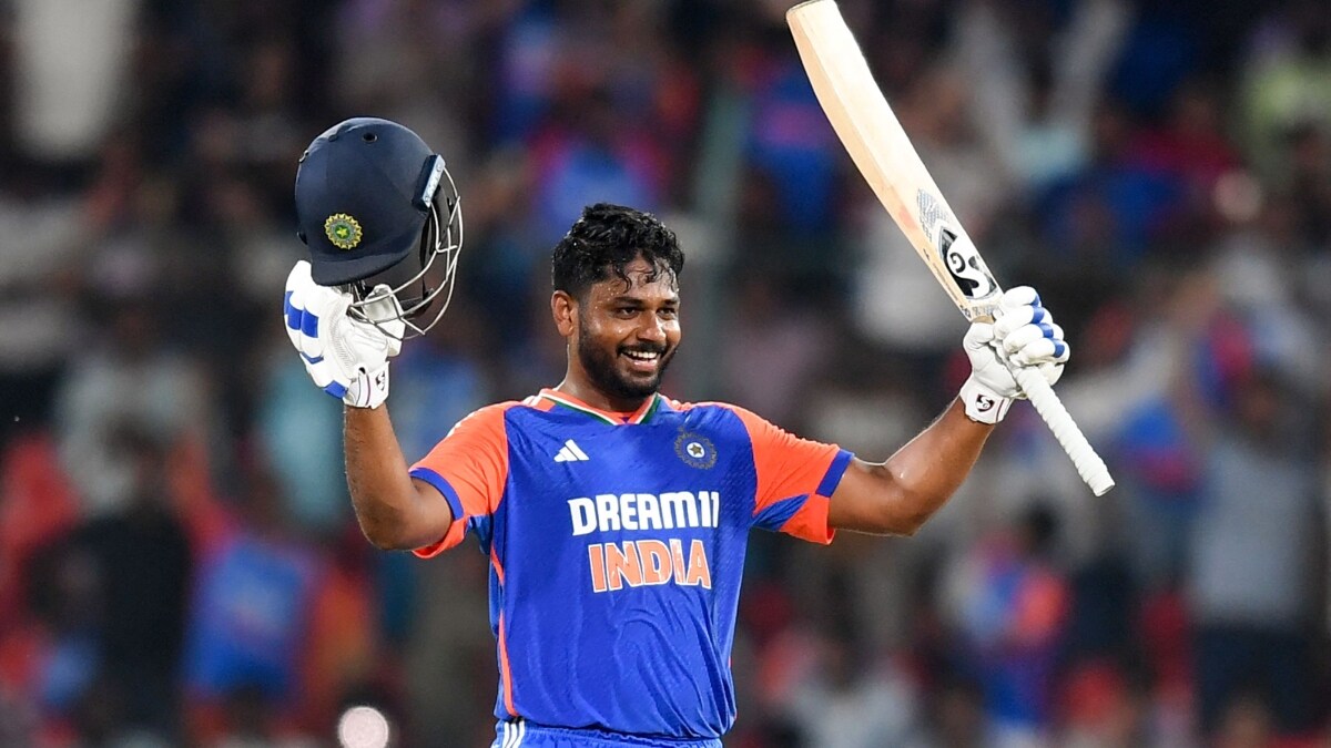 Sanju Samson scored a ton at Hyderabad against Bangladesh | AP