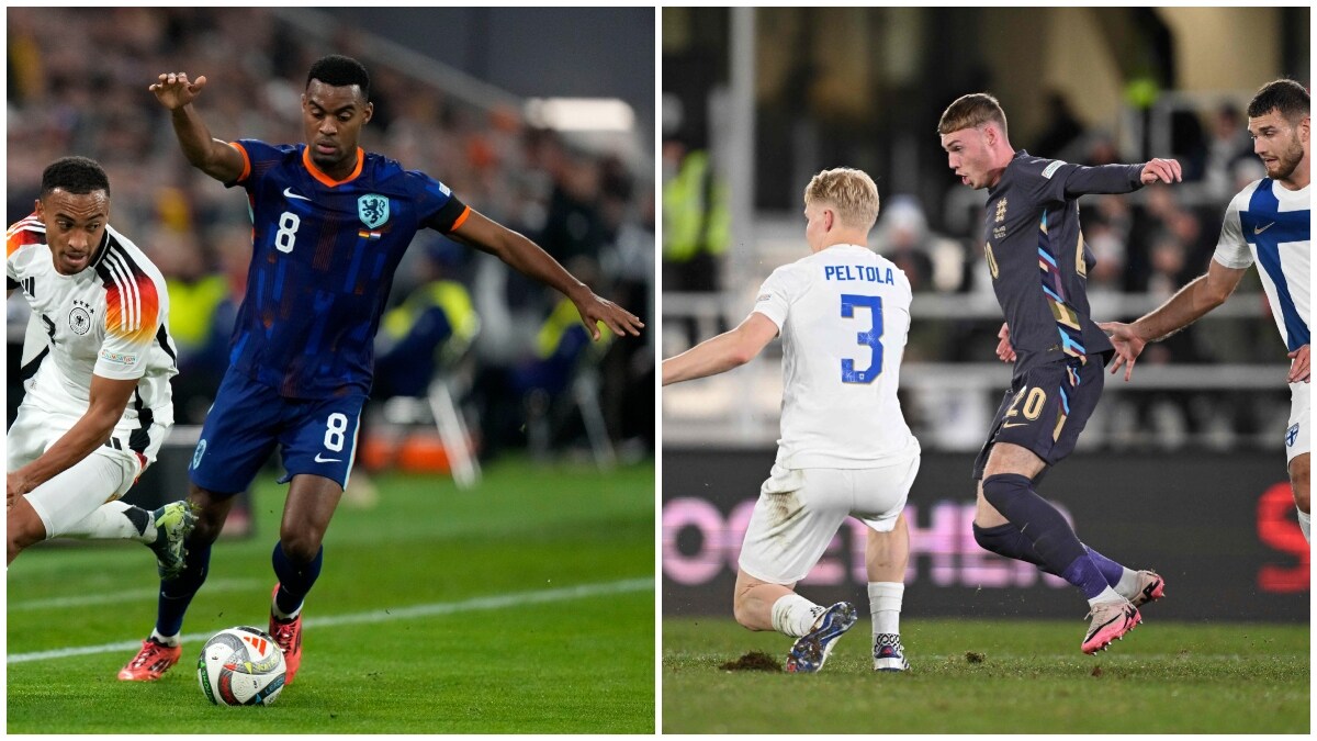 Ryan Gravenberch (L) and Cole Palmer in action during the international break | Agencies