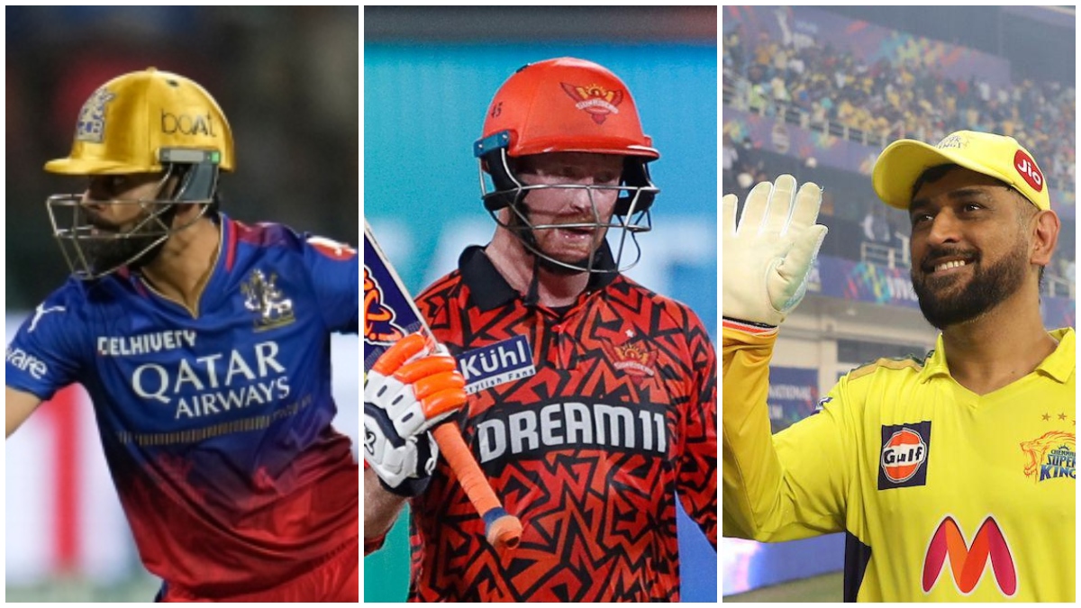 From left: Virat Kohli of RCB,  Heinrich Klaasen of SRH and MS Dhoni of CSK [FILE]